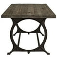 thumbnail image 4 of LexMod Effuse Wood Top Dining Table in Brown, 4 of 5