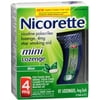 Nicorette 4 mg Mini Lozenges Mint, 81 Each (Pack of 4)
