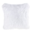thumbnail image 5 of Somerset Home Himalayan Faux Fur Pillow - 18” Luxury Square Accent Décor Pillow Cover & Insert, White, 5 of 6