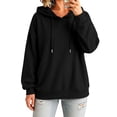 thumbnail image 5 of SYwaren Sweatshirt for Women Pullover Hoodie Casual Long Sleeve Winter Kangaroo Pocket Tops, 5 of 9