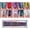 10 Colors Cat Eye Short Square, variant on 150 count Eye Press Nails Short Square, Soft Gel Nails, Glossy Glitter Eye Tips for Women and Girls Stick Nails in 15 Sizes