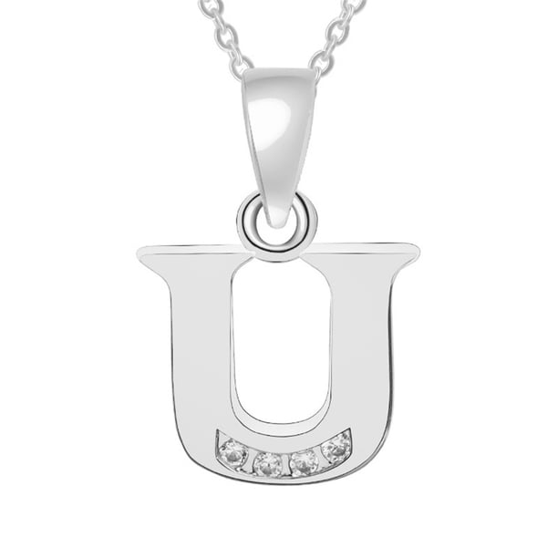 Fiudx Ofertas de la semana Collar en colgante y cadete en nombre y 26 letras en inglés, regal en moda para mujer