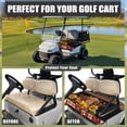 thumbnail image 4 of Whosucclay 4 Pockets Golf Cart Seat Towel Blanket Cover for Beach Outdoors, 4 Storage Pockets Anti-Scratch Golf Cart Seat Protector, Cow Sunflower, 4 of 7