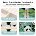 thumbnail image 3 of Panda Travel Portable Square Jewelry Display Case: Storage Solution for Rings, Earrings, Necklaces, Bracelets, and More! Ideal for Girls and Women: Jewelry Stand, Display, and Box in One, 3 of 6