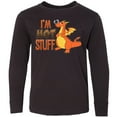 thumbnail image 3 of Inktastic I'm Hot Stuff- cute dragon Long Sleeve Youth T-Shirt, 3 of 5