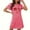 Hot Pink, variant on Blmnix Nightgowns for Women Soft Cotton Cotton Nightgowns Valentine Sleepshirts Chemise Green Short Short Sleeve Crew Neck Mumu Nightgown,XXL