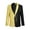 Gold&Black, variant on iEFiEL Kids Boys Shiny Sequins Suit Jacket Blazer One Button Gentleman Formal Tuxedo Coat Outerwear Gold&Red 12