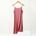 thumbnail image 2 of oqasdz Plus Size Dresses Sleeveless Knee Length Strap Midi Slip Spring Summer A Line Homewear Sleep Night Dress,8X, 2 of 7