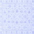 thumbnail image 1 of Ahgly Company Machine Washable Indoor Square Oriental Blue Traditional Area Rugs, 3' Square, 1 of 4