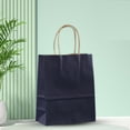 thumbnail image 2 of Large Kraft Paper Gift Bags with Handles, Heavy Duty Takeout Packaging for Bakery and Retail, Holiday Shopping Bags, 10.2x4.7x12.2in, Eco-Friendly Sturdy Paper, 2 of 3