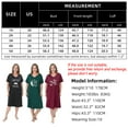 thumbnail image 5 of FEREMO 3 Pack Nightgowns for Women Plus Size V Neck Printed Sleepwear Loose Comfy Night Gown, 5 of 6