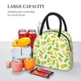 thumbnail image 5 of Salouo Cartoon Corn for Insulated Lunch Bag for Women/Men - Leakproof Cooler Tote Bag Organizer - Reusable Lunch Box for Office Picnic Hiking Beach-One Size, 5 of 6