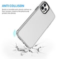 thumbnail image 6 of Apple iPhone 12 Pro Max (6.7") Phone Case Rugged Textured Hybrid Silicone Rubber TPU Airbag Full Protection Thin Cover for iPhone 12 Pro Max  [Clear], 6 of 8