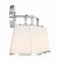 thumbnail image 5 of Crystorama Fulton 3 Light Polished Nickel Bathroom Vanity - 23.25'' W x 9.25'' H x 7.5'' D, 5 of 11