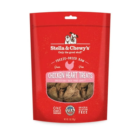 Stella & Chewy s Chicken Heart Treats for Dogs - 3 Ounce Bag
