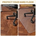 thumbnail image 5 of BesWin Office Chair Mat for Hard Floors, 48" x 32" Interlocking Hard Material Computer Chair Mat, Transparent Desk Chair Mat for Wood & Tile Floors, Heavy Duty Floor Protector for Office & Home, 5 of 7