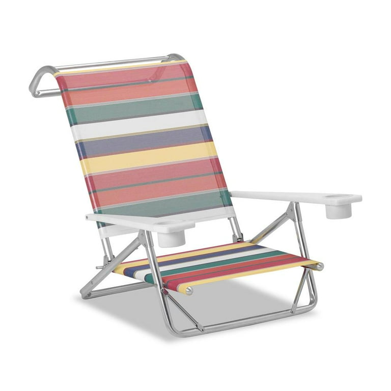 Arm Chair Telescope Beach Chairs With Cup Holder Set Of - Main Image