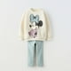 thumbnail image 1 of Chándales con estampado completo de Minnie para niños, ropa informal de moda, Sudadera con capucha con estampado de dibujos animados, 2 piezas, Otoño, 2024, 1 of 5