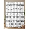 thumbnail image 4 of Shower Curtains Bohemian Bath Curtain Geometric Stripes Waterproof Bathroom Shower Curtain Set with Hooks Decoration 72 x 72 Inches, 4 of 7