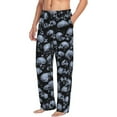 thumbnail image 2 of Disketp Gothic Skull Men'S Pajama Pants - Ultra Soft Fleece Sleep And Lounge Pants (Size: S-Xxl), 2 of 9