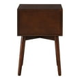 thumbnail image 6 of Furniture of America Berne 2-Drawer Wood Espresso End Table, 6 of 9