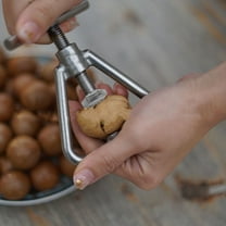 PTOOTP Stainless Steel Nutcracker for Kitchen Use, Easy-to-Use Walnut Cracker and Shell Opener, Handheld Nut Sheller Tool