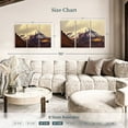 thumbnail image 3 of Elephant Stock Colorado Mountain Wall Art - Horizontal Multi Panel Canvas - Living Room Wall Decor - Nature Multi Panel - Beige And Blue Decor - 38" x 24", 3 of 4