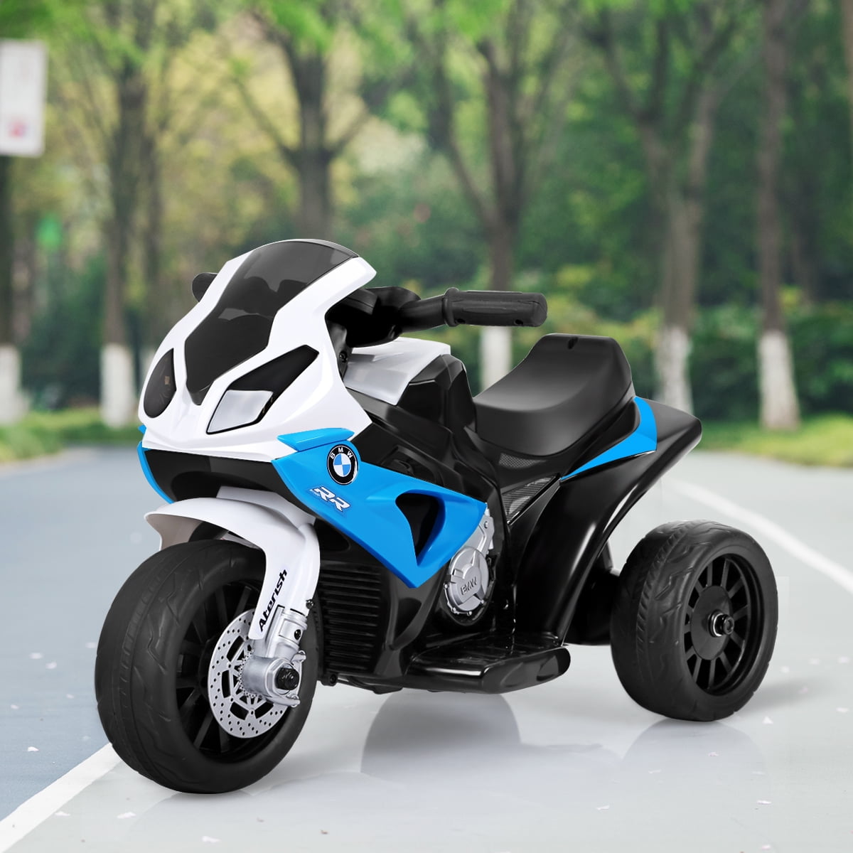 Infans Kids Ride On Motorcycle BMW Licensed 6V Electric 3 Wheels Bicycle w/ Music&Light