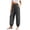 02# Dark Gray, variant on Joggers for Women Ihhxva Cuffed Ankle Relaxed Fit Jogger Pants Elastic Waist Solid Color Fashion Adjustable with Pockets Athletic Casual Lounge S-2XL