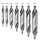 thumbnail image 1 of 7 Pieces Center Drill Bits Set High Speed Steel 60 Degree Angle Center Drill Bits Kit Countersink Tools, 1 of 5