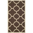 thumbnail image 3 of SAFAVIEH Courtyard Becky Geometric Indoor/Outdoor Area Rug, Dark Brown, 9' x 12', 3 of 11
