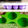 thumbnail image 2 of AAOMASSR Silicone Baby Food Freezer Tray with Clip Lid, Perfect Storage Container for Homemade Baby Food, 2 of 5