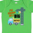 thumbnail image 4 of Inktastic Im Gonna Be a Big Brother- Truck and Crane Boys Baby Bodysuit, 4 of 5