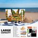 thumbnail image 5 of Disketp Thanksgiving Truck Bolsa de Playa de Gran Capacidad, Bolso Impermeable y a Prueba de Arena para Mujer, Ideal para Playa, Piscina y Natación, 5 of 7