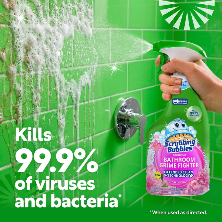 Scrubbing Bubbles Bathroom Grime Fighter Disinfectant Cleaner 2-Pack photo 7