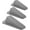 Gray, variant on Multi-Surface Design Of Large Rubber Door Stop Wedge, Heavy Door Stop, No Scratch Jammer-Suitable For All Floor Types And Carpets -Gray
