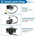 thumbnail image 6 of Unique Bargains Hood Latch Assembly for BMW 5 Touring G31 2017-2023 Engine Hood Latch Lock Release No.51237347410 1 Pcs, 6 of 7
