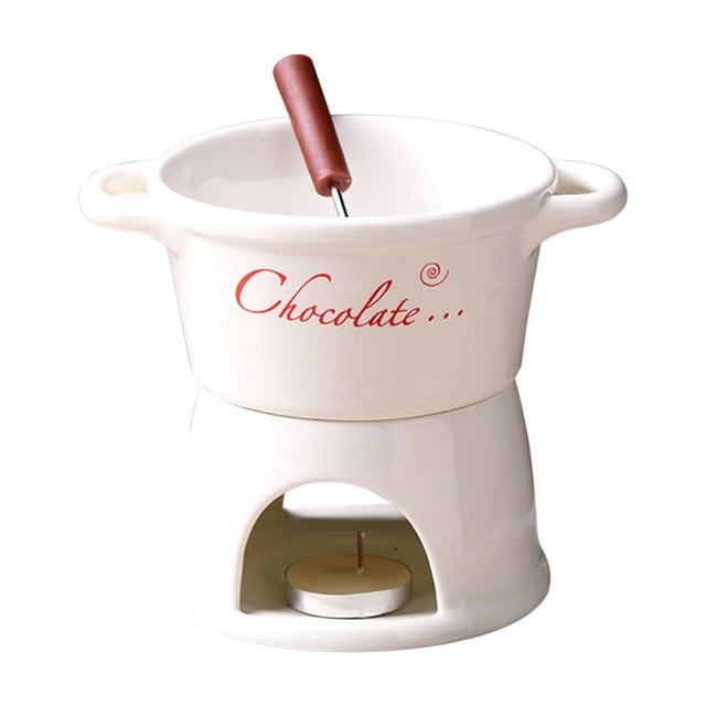 LSLJS Hotpot à la Mode Crème Glacée Tasse Haute Céramique Chocolat Réchaud Hotpot Domestique Réchaud Hotpot