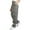 Gray, variant on Royisotas Women's Stretch Workwear Cargo Pants Outdoor Hiking Casual Work Pants‌ Trendy Elastic Waist with Button Zipper Jogger Trousers