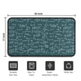 thumbnail image 5 of Math Equations Dark Green Formula Pattern Door Rugs,Washable Non Slip Door Mats Indoor,Decorative Door Mats,Entry Mat Indoor for Entrance,Bedroom,Kitchen,Bathroom,30"x17", 5 of 6