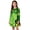 Yellow C1, variant on Dresses for Girls St. Patrick's Day Graphic A Line Dress Crewneck Long Sleeve Party Dress Size 4-14