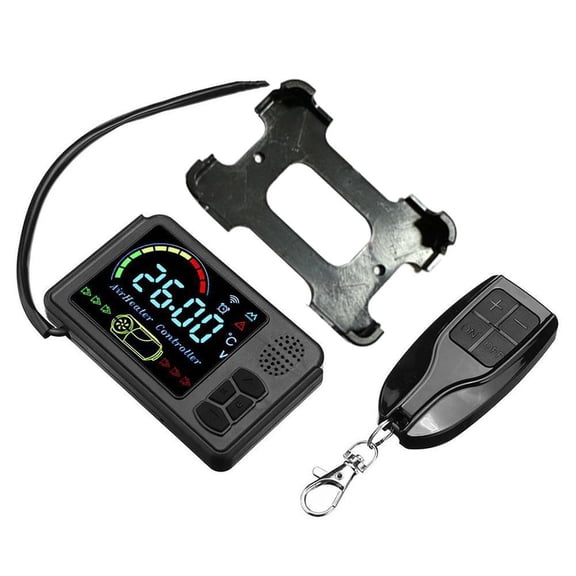 Bluetooth Remote Control for Parking Heater: LCD Display, Lightweight, Plastic, 12V - 24V Universal Voltage