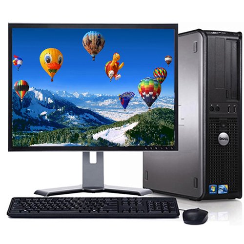 Restored Dell OptiPlex Windows 10 Professional Desktop Computer PC Dual
