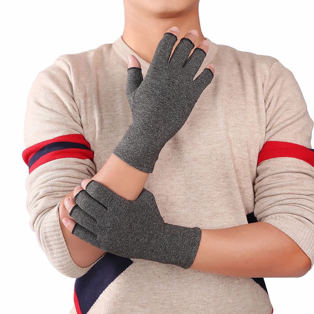 DGROEE 2 Pairs Arthritis Gloves Men, Women Rheumatoid Compression