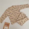 thumbnail image 4 of Ropa de bebé de primavera y otoño de 0 a 2 años, monos con estampado de dinosaurio para bebé con sombrero, ropa de casa para niños y niñas, traje Longjohns para bebé, 4 of 6