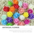 thumbnail image 3 of IDEANATEGRATE 100Ud Rosas Artificiales De Espuma Para De Bodas Y Manualidades Color Surtido, 3 of 7