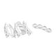 thumbnail image 2 of 6 pinzas para el cabello con cabujón, pinzas para el cabello, accesorios para el cabello, tocados Plata, 2 of 9