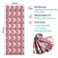 thumbnail image 2 of Pink Cartoon Unicorn Pattern Hot Yoga Mat Towel Non Slip for Hot Yoga - Quick-Drying Yoga Mat Cover with 4 Corner Pockets with Travel Bag - Hot Yoga Towel Non Slip 74"x26", 2 of 6