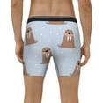 thumbnail image 4 of Rateoe Playful Walrus Wonders Print Men’s Underwear Boxer Briefs Soft Comfortable Underwear Boxer Briefs, Long Leg Briefs,Anti-chafing Boxer Briefs, 4 of 7