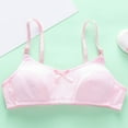 thumbnail image 2 of Sports Bras for Kids Girl Dance Bra - Seamless Wireless Elastic Bras with Adjustable Straps Everyday Bra Seamless Padded Bra 36, 2 of 6